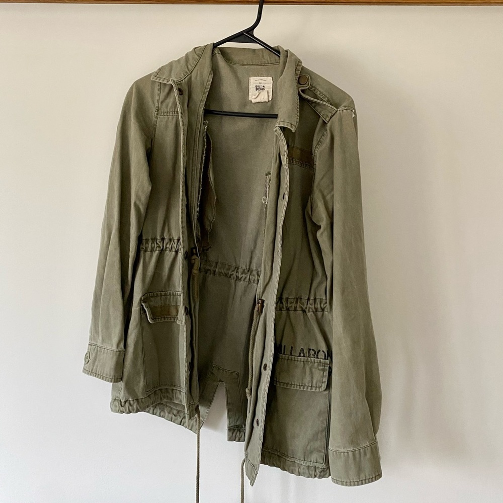 Green billabong jacket